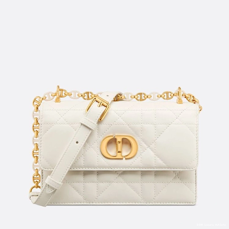 Cheap Mini White Bag Macrocannage Miss Lambskin Caro 0712 Luxury